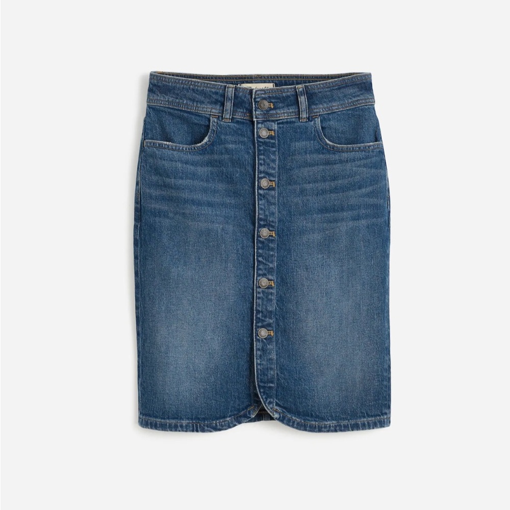 Madewell Blue Denim Skirt